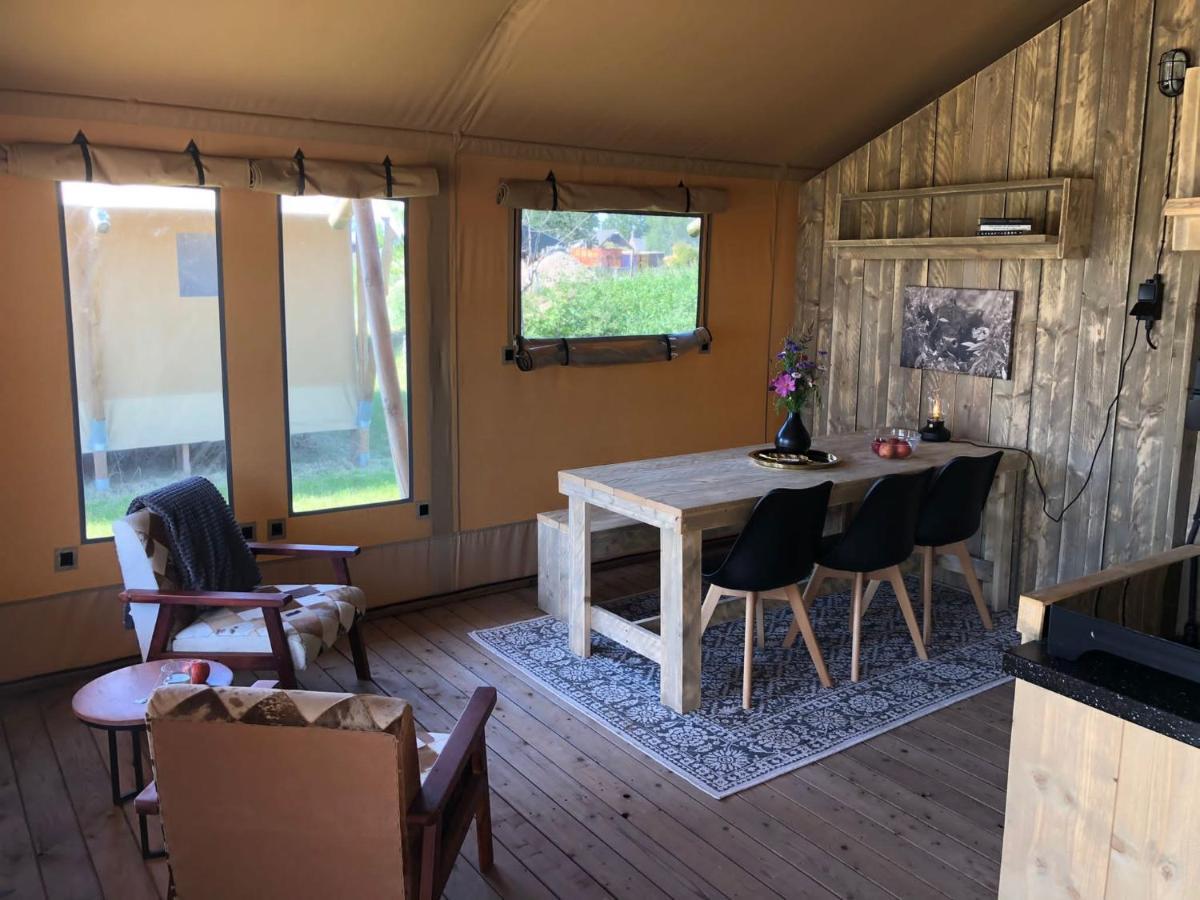 De Hazelaarshof Luxe Glampingtent Bij Natuurgebied De Millingerwaard Kekerdom 外观 照片