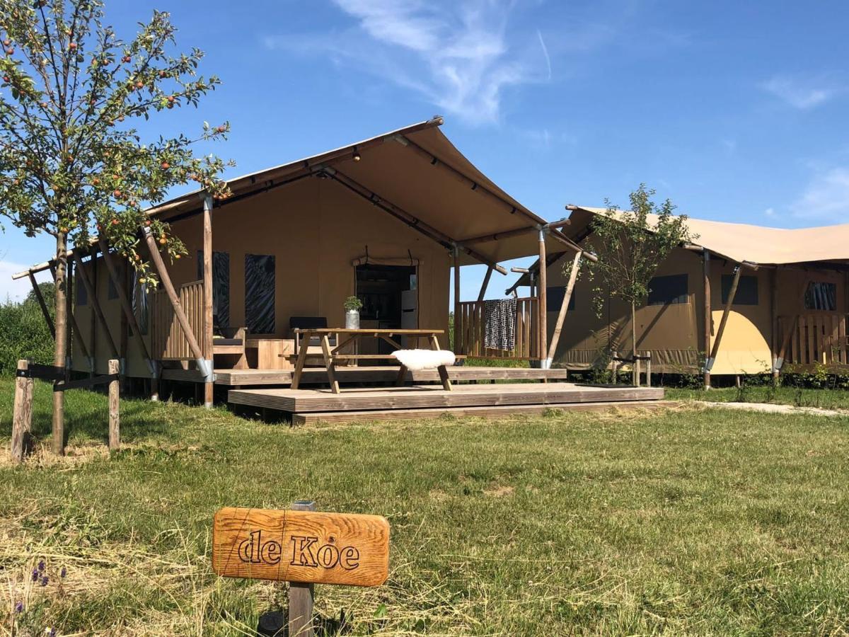 De Hazelaarshof Luxe Glampingtent Bij Natuurgebied De Millingerwaard Kekerdom 外观 照片
