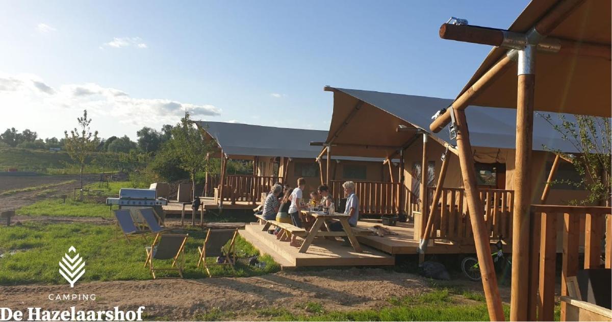 De Hazelaarshof Luxe Glampingtent Bij Natuurgebied De Millingerwaard Kekerdom 外观 照片